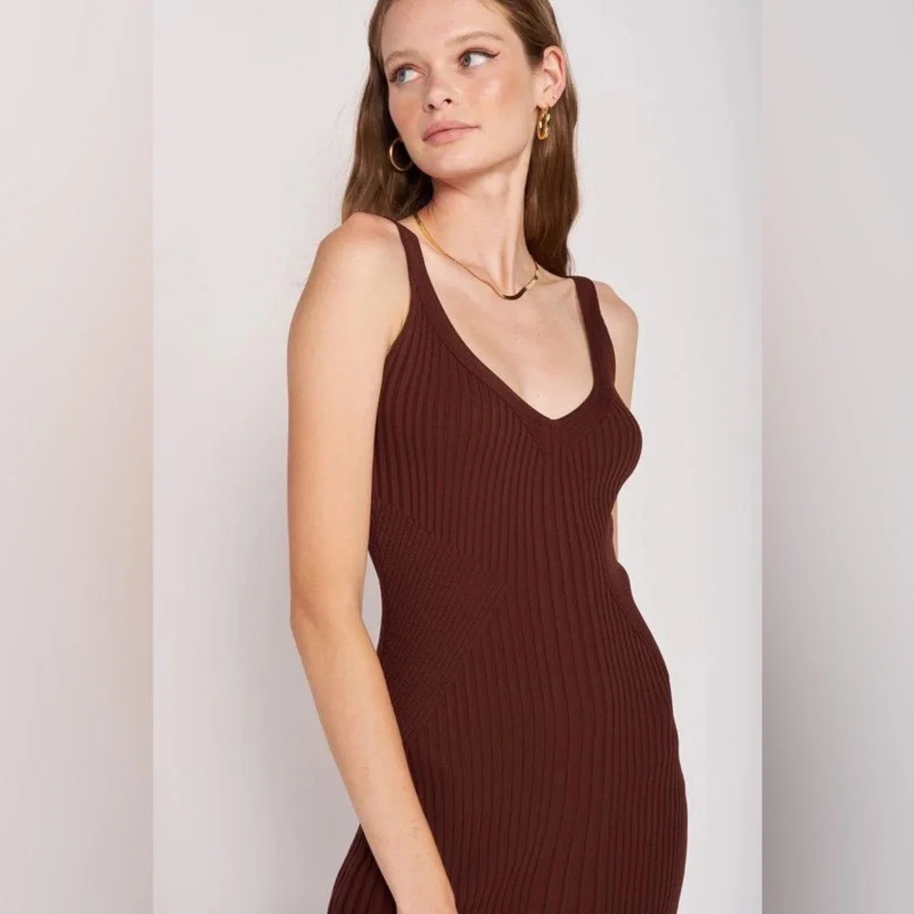 Chocolate Midi Dress - Picture 4 of 9